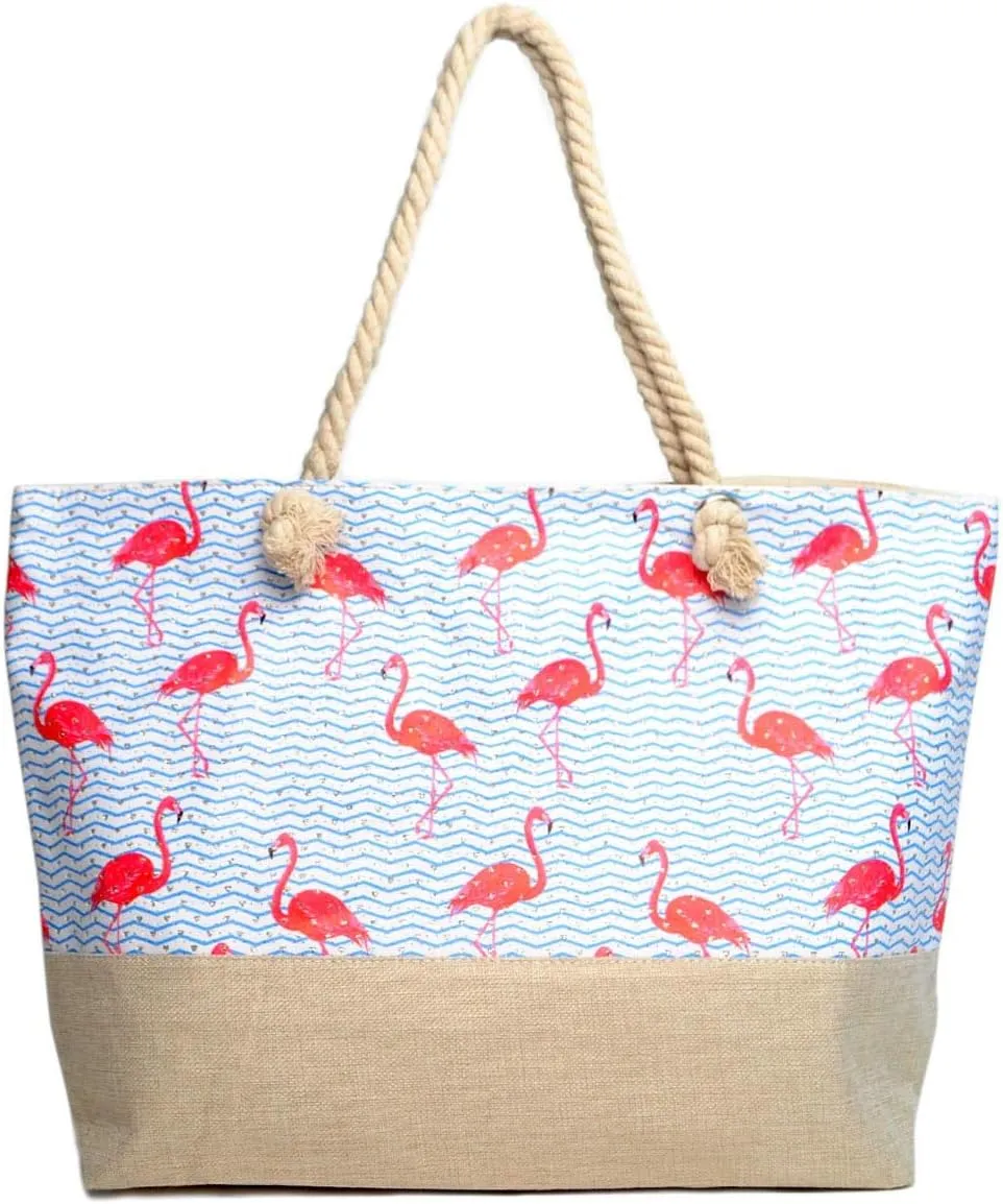 Nollia Women's Summer Tote Bag, Large Shoulder Bag   Great for Beaches, Boardwalks & Vacation Fun!