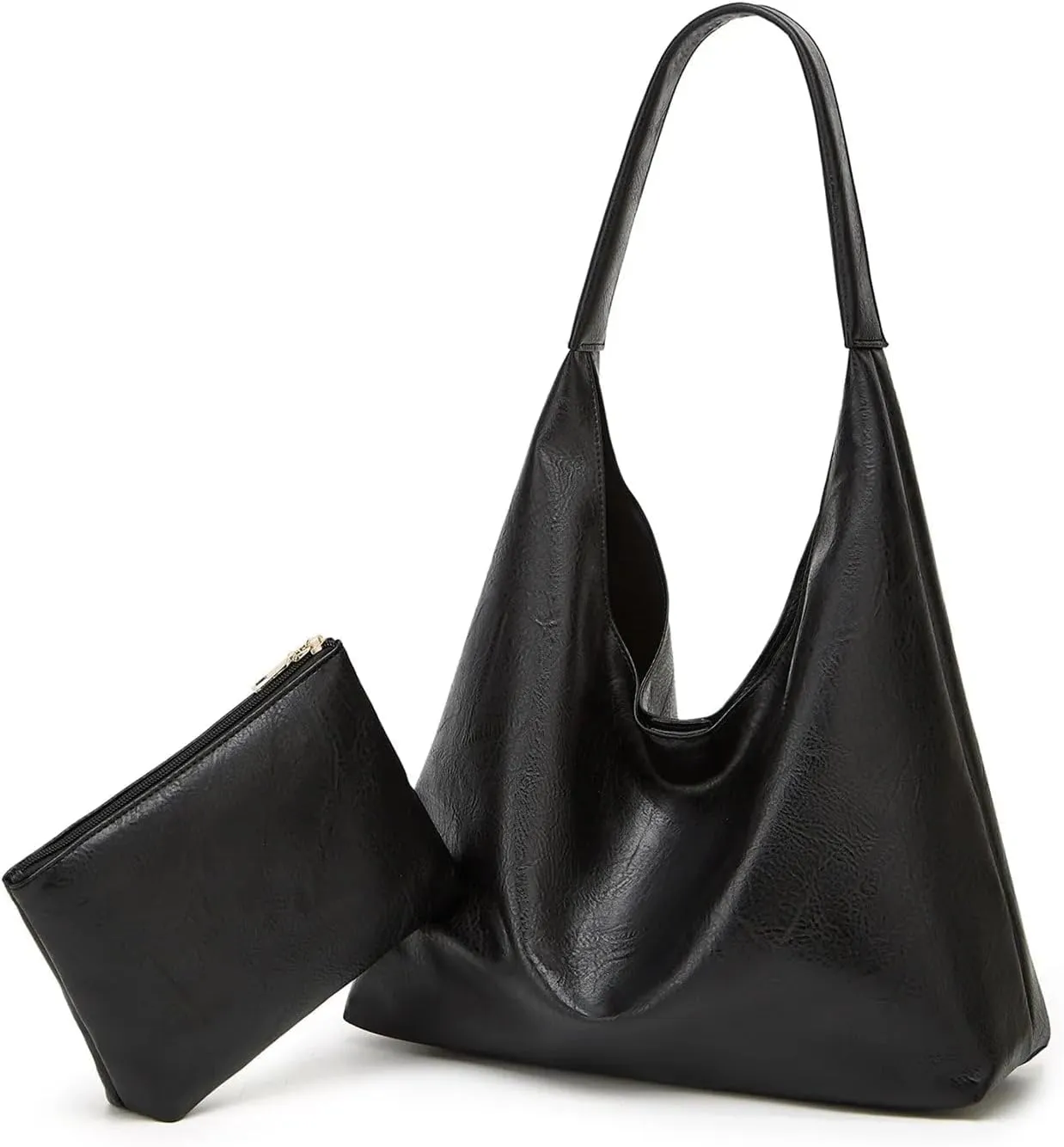 NUVVO Retro Large Tote Bag Hand Bag with Chained Purse – Elegant & Spacious Shoulder Bag for Women Girls Ladies Female