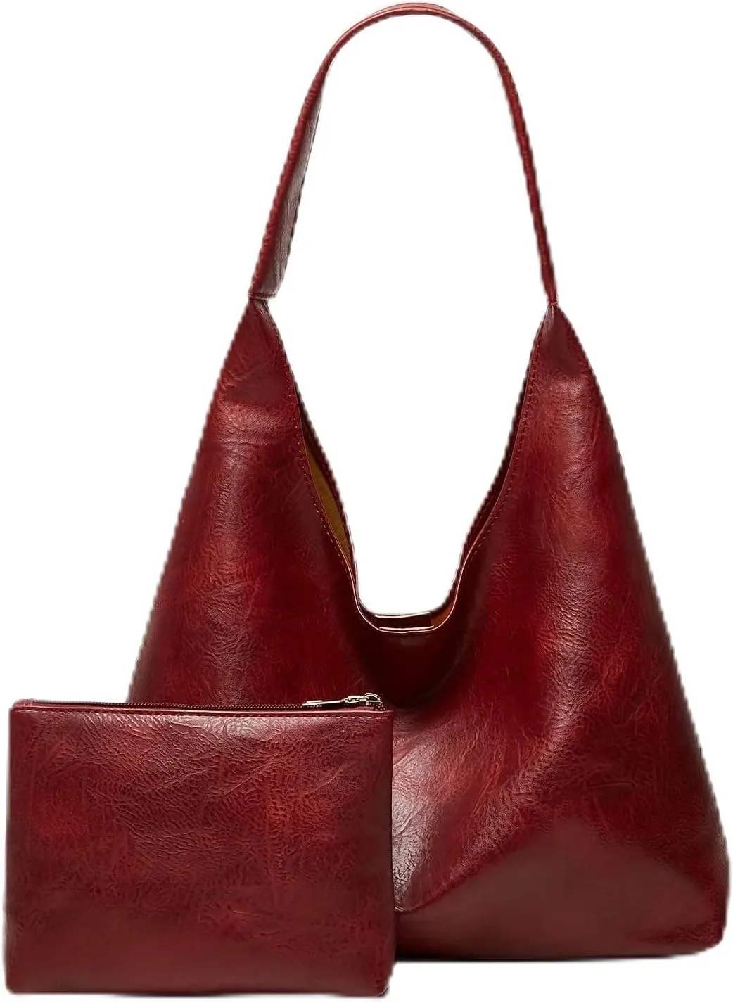 NUVVO Retro Large Tote Bag Hand Bag with Chained Purse – Elegant & Spacious Shoulder Bag for Women Girls Ladies Female