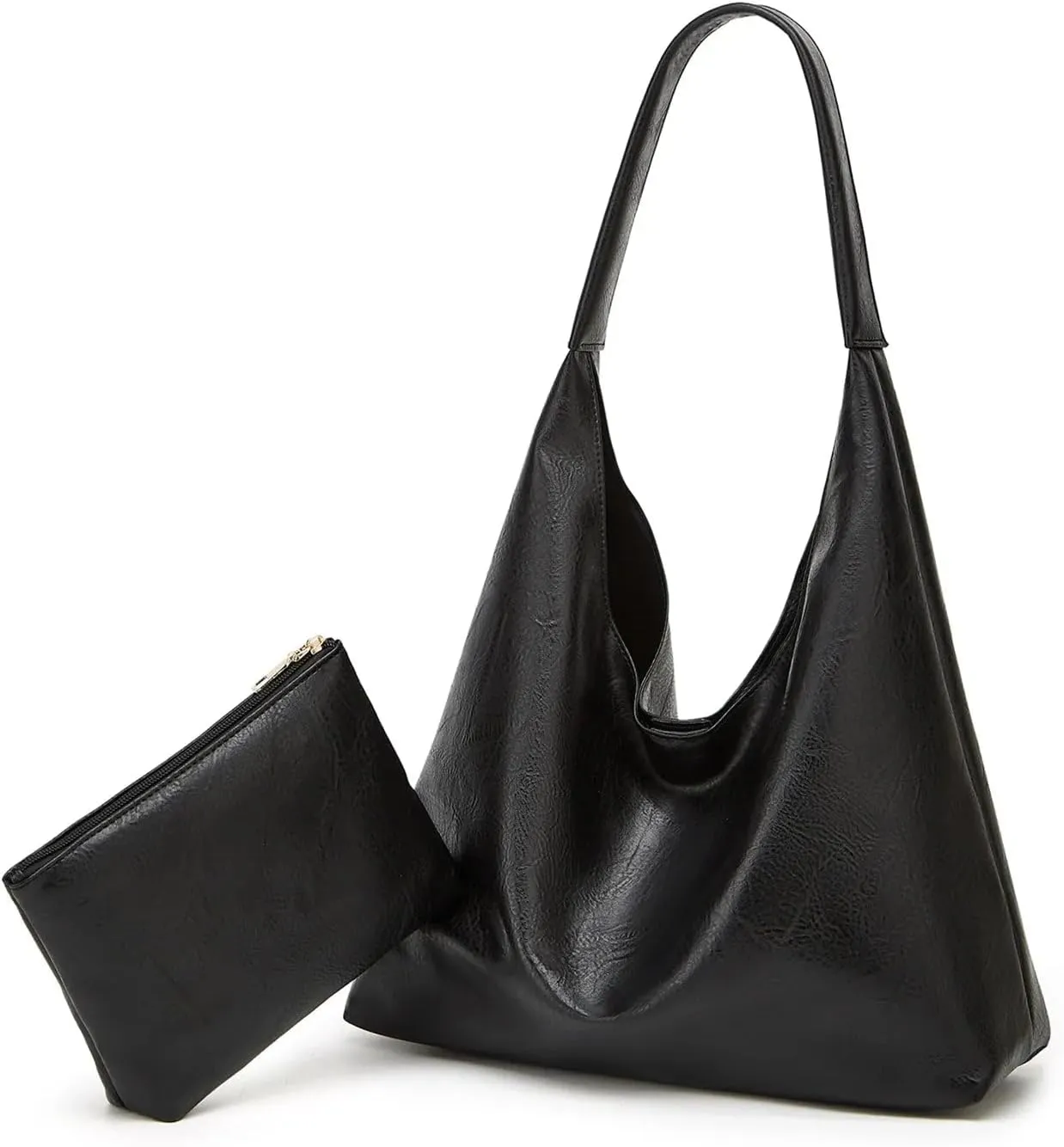 NUVVO Retro Large Tote Bag Hand Bag with Chained Purse – Elegant & Spacious Shoulder Bag for Women Girls Ladies Female