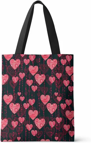 Ocean Party Fire Canvas Tote Bag Red Fire Truck Flame Shoulder Bag Casual Bag with Inner Pocket for Shopping Grocery Work