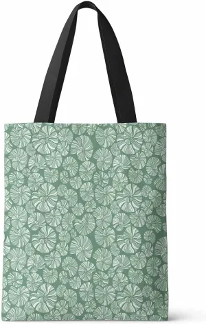 Ocean Party happy Valentine's Day Canvas Tote Bag Shoulder Bag Casual Bag with Inner Pocket for Shopping Grocery Work