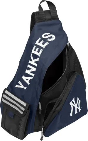 Officially Licensed MLB Leadoff Sling Travel Backpack, Team Gear, 20" x 9" x 15"