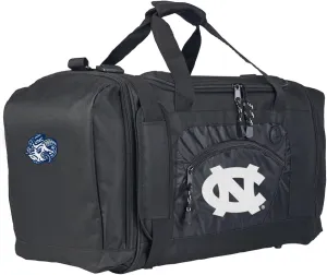 Officially Licensed NCAA "Roadblock" Duffel Bag, 20" x 11.5" x 13", Black