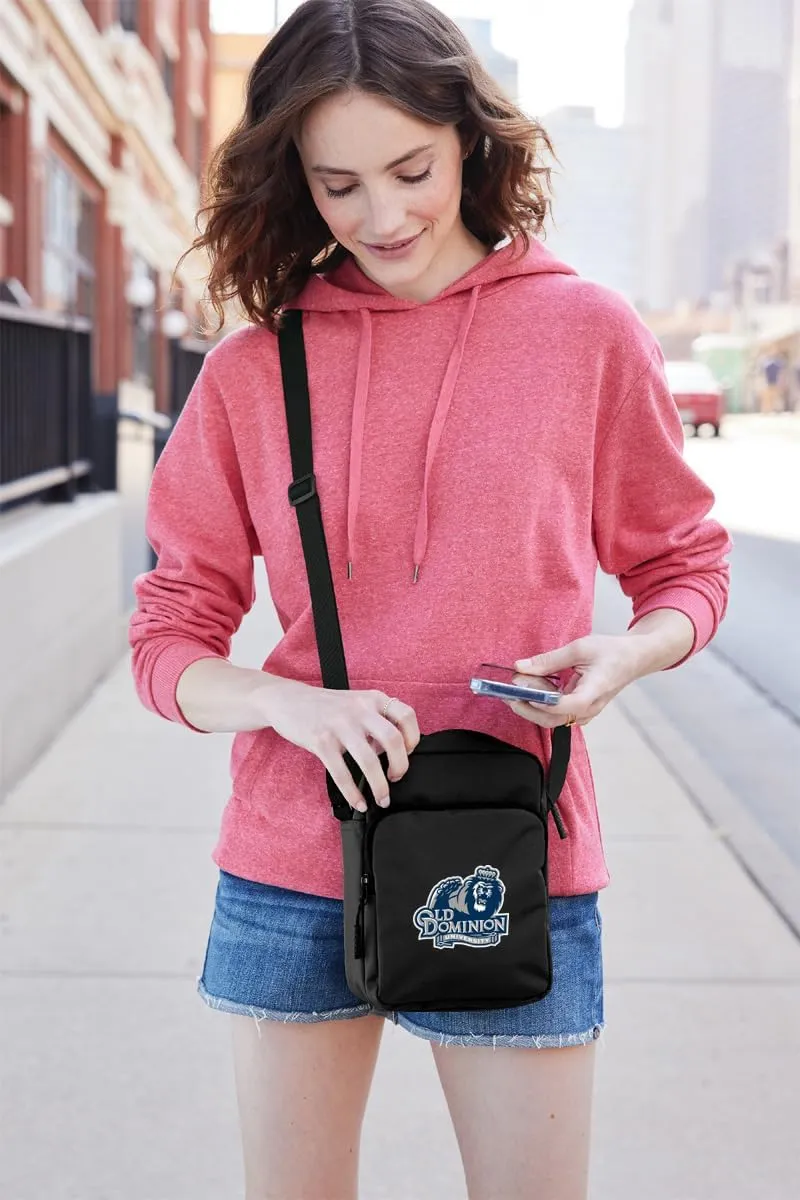 Old Dominion University Travel Bag ODU Crossbody Sling Pack for Sports Workout Running Festival Waist Pack Navy