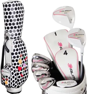 ORLIMAR ORM-Fairy Women's Golf Club Set, Set of 7, Caddy Bag Included, Head Cover Included (WHITE)