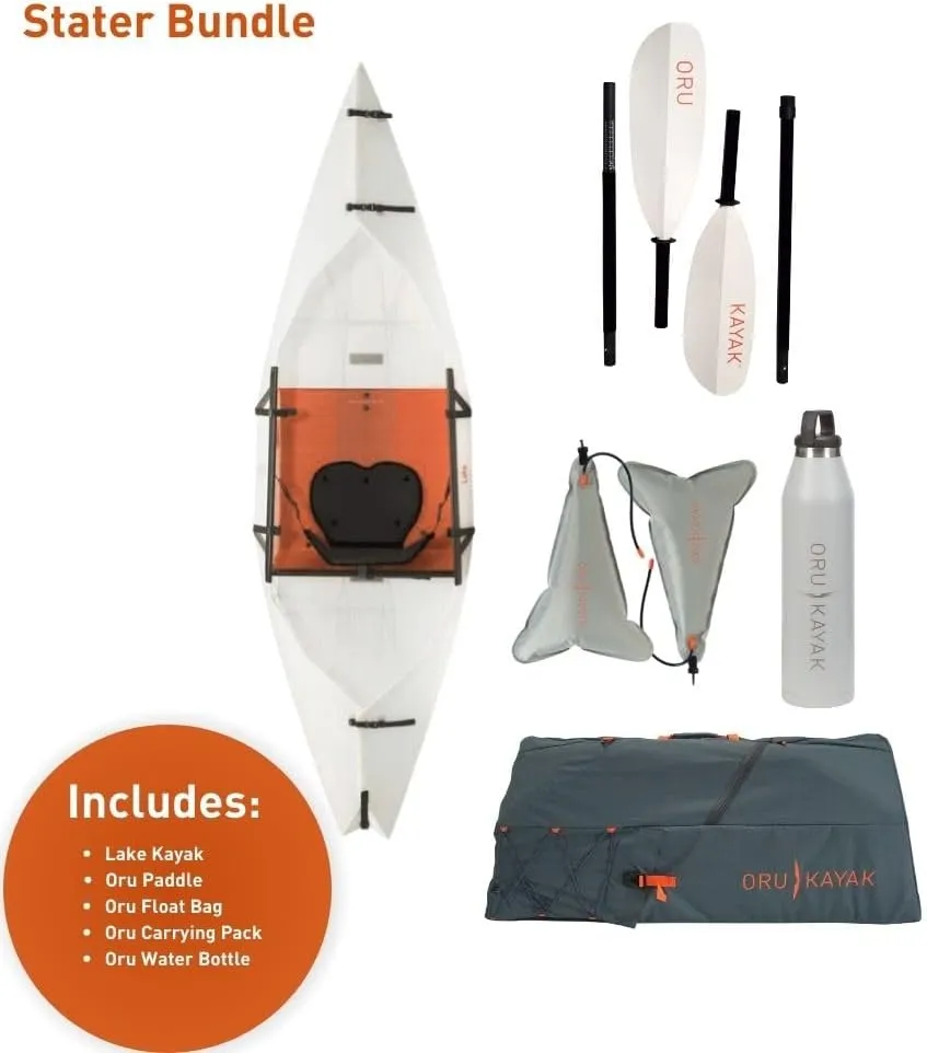 Oru Kayak Foldable Kayak Lake | Lightweight, Portable & Stable - Lake and River Kayaks