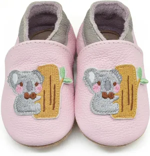 Owlowla Baby Soft Sole Leather Crib Shoes Infant Toddler Pre-Walker Shoes Boy Girl …