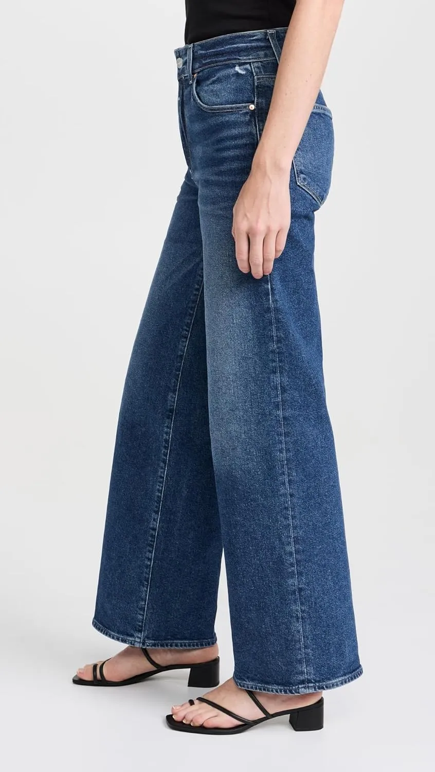 PAIGE Women's Sasha 32" Wide Leg Jeans