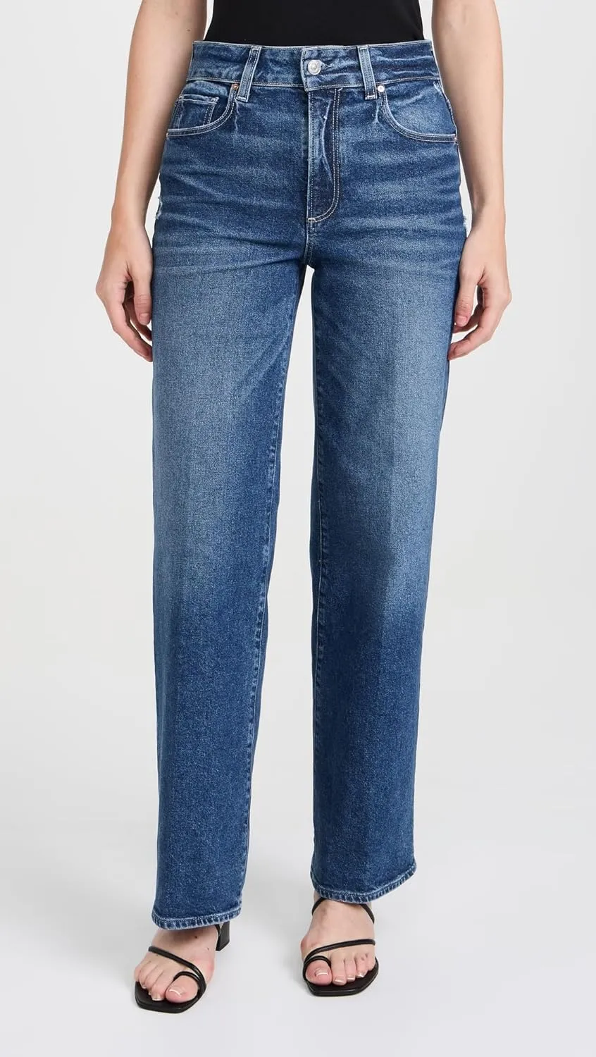 PAIGE Women's Sasha 32" Wide Leg Jeans