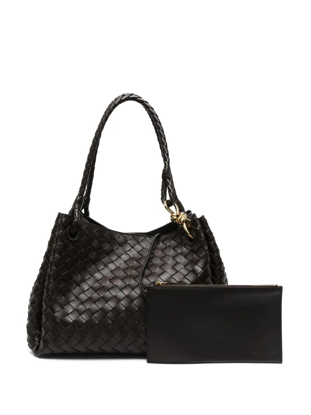 Parachute large leather shoulder bag