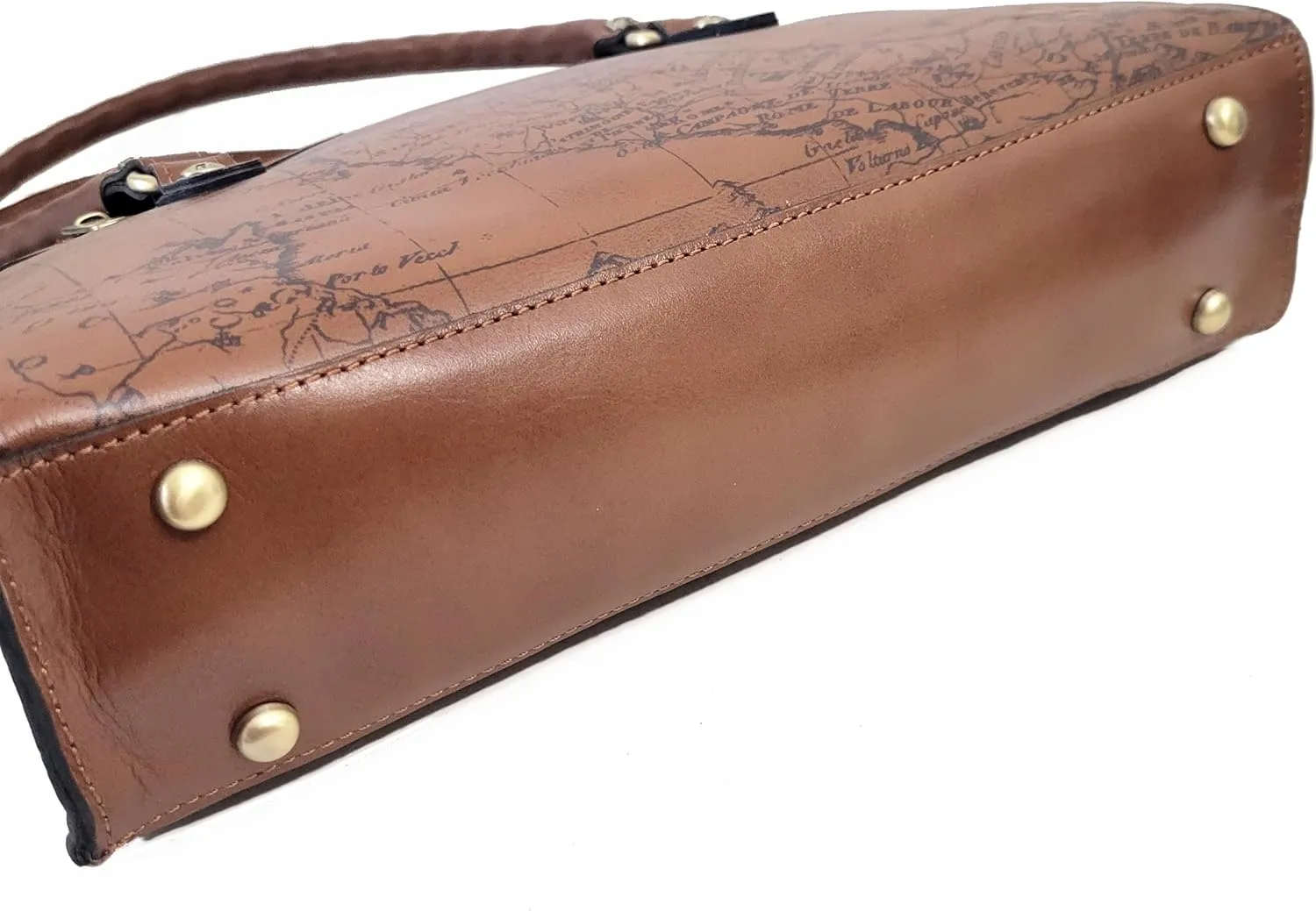 Patricia Nash Calvi Satchel (Brown, One Size)