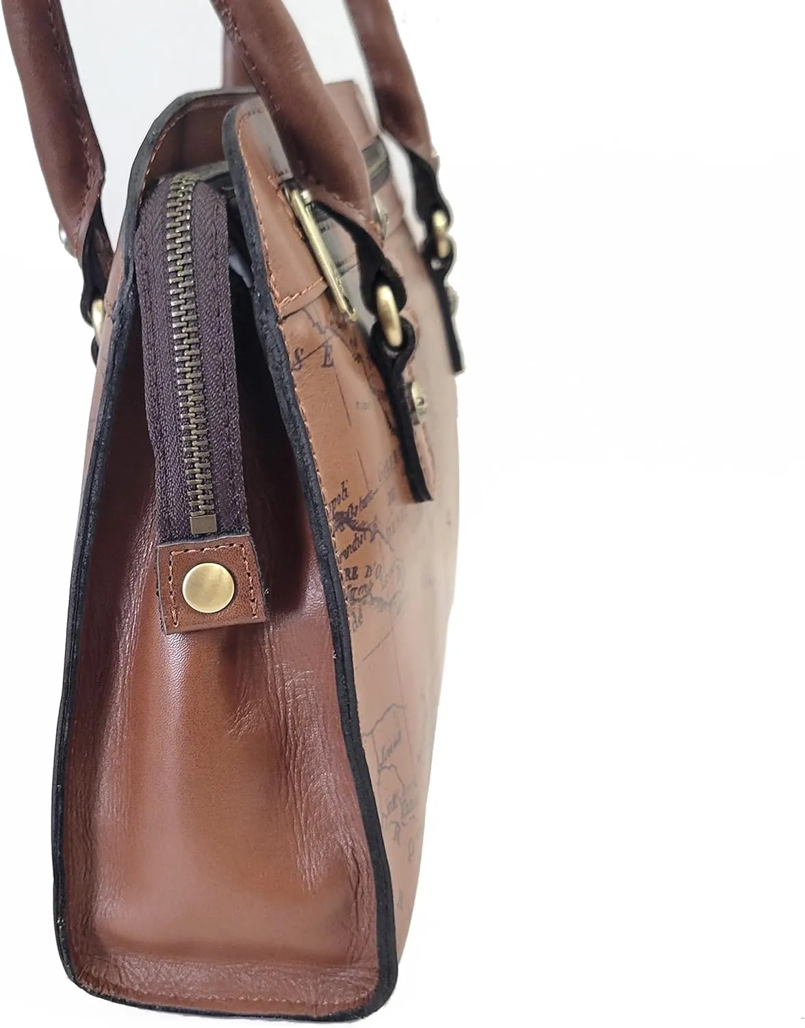 Patricia Nash Calvi Satchel (Brown, One Size)