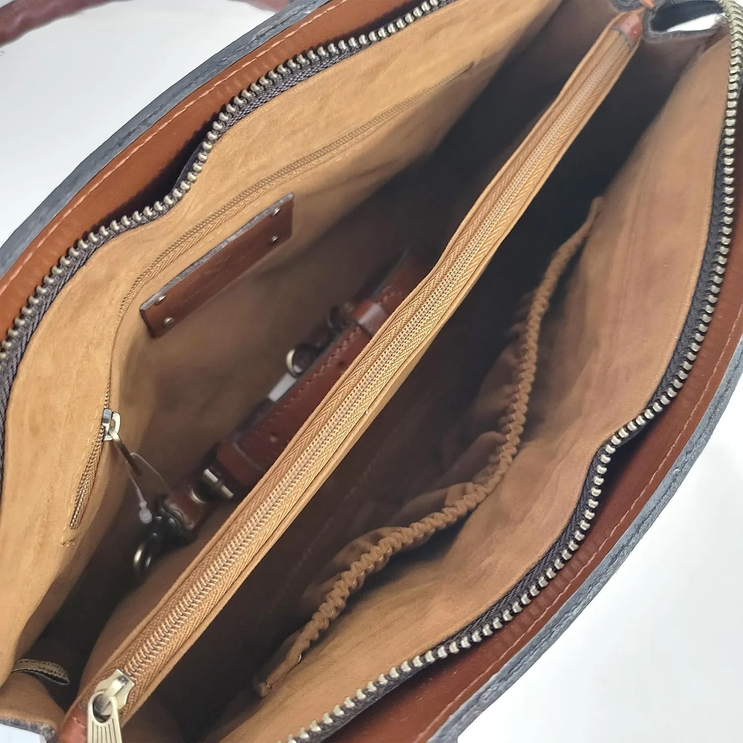Patricia Nash Calvi Satchel (Brown, One Size)