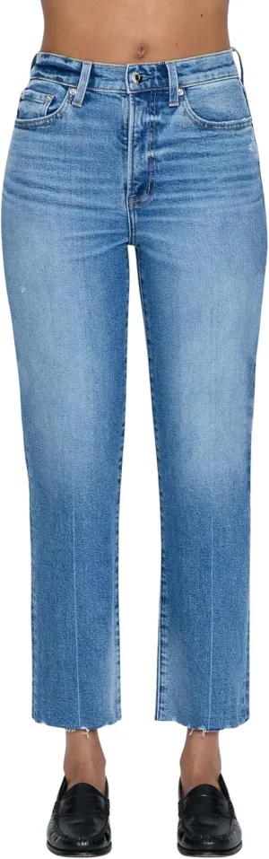 Pistola Charlie High-Rise Clash Classic Straight Ankle Jean