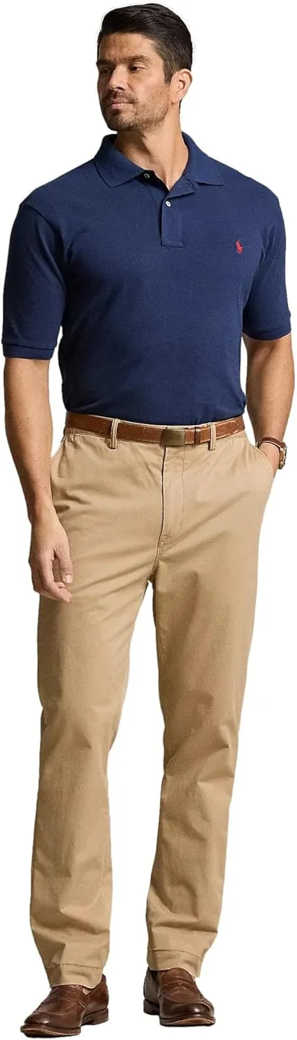 POLO RALPH LAUREN Men's Big & Tall Short Sleeve Iconic Mesh Polo Shirt