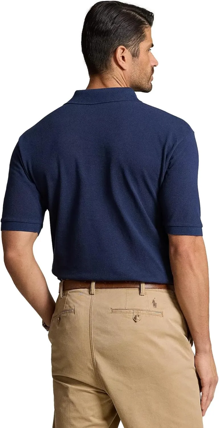 POLO RALPH LAUREN Men's Big & Tall Short Sleeve Iconic Mesh Polo Shirt