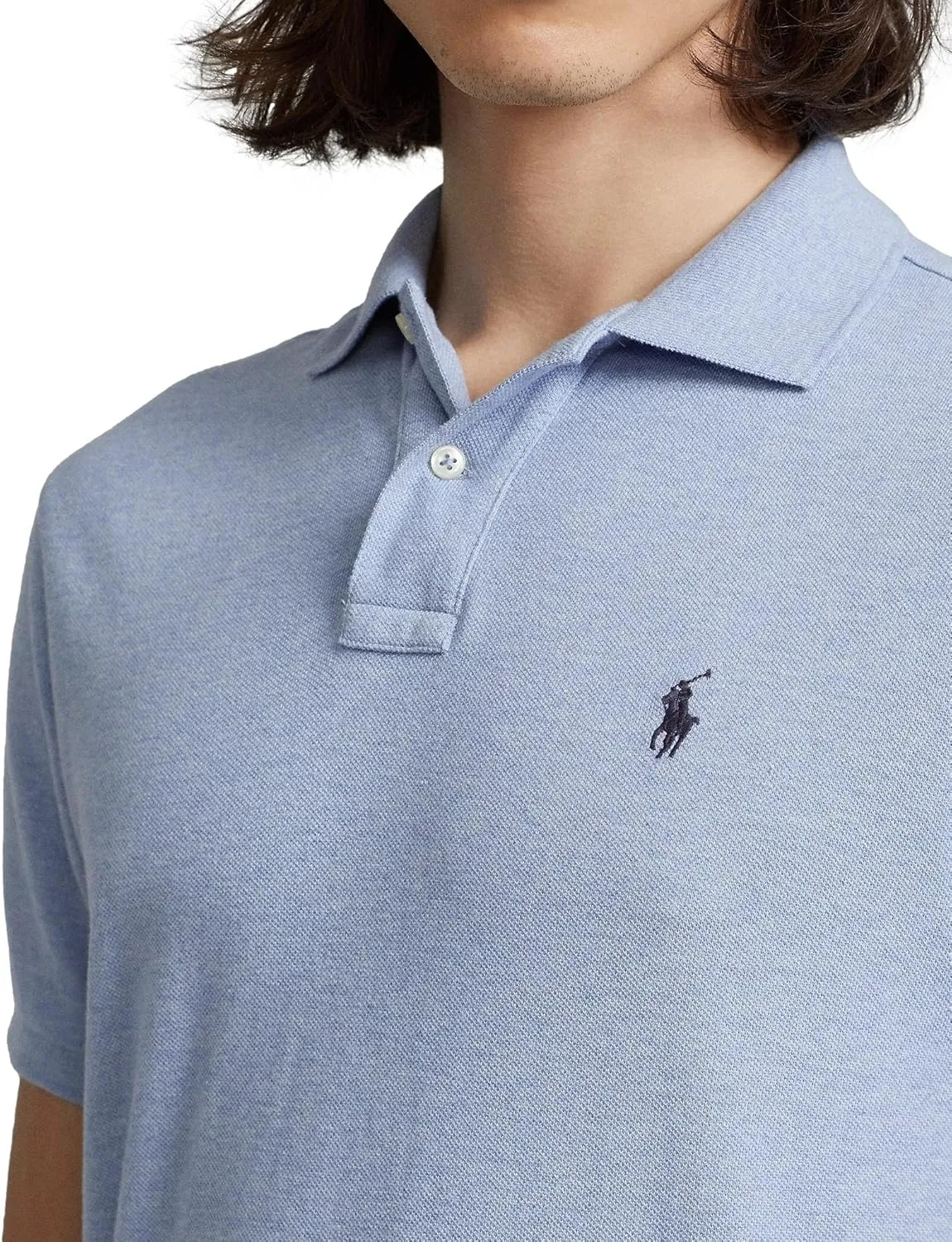 Polo Ralph Lauren Men's Custom Slim Fit Iconic Mesh Polo