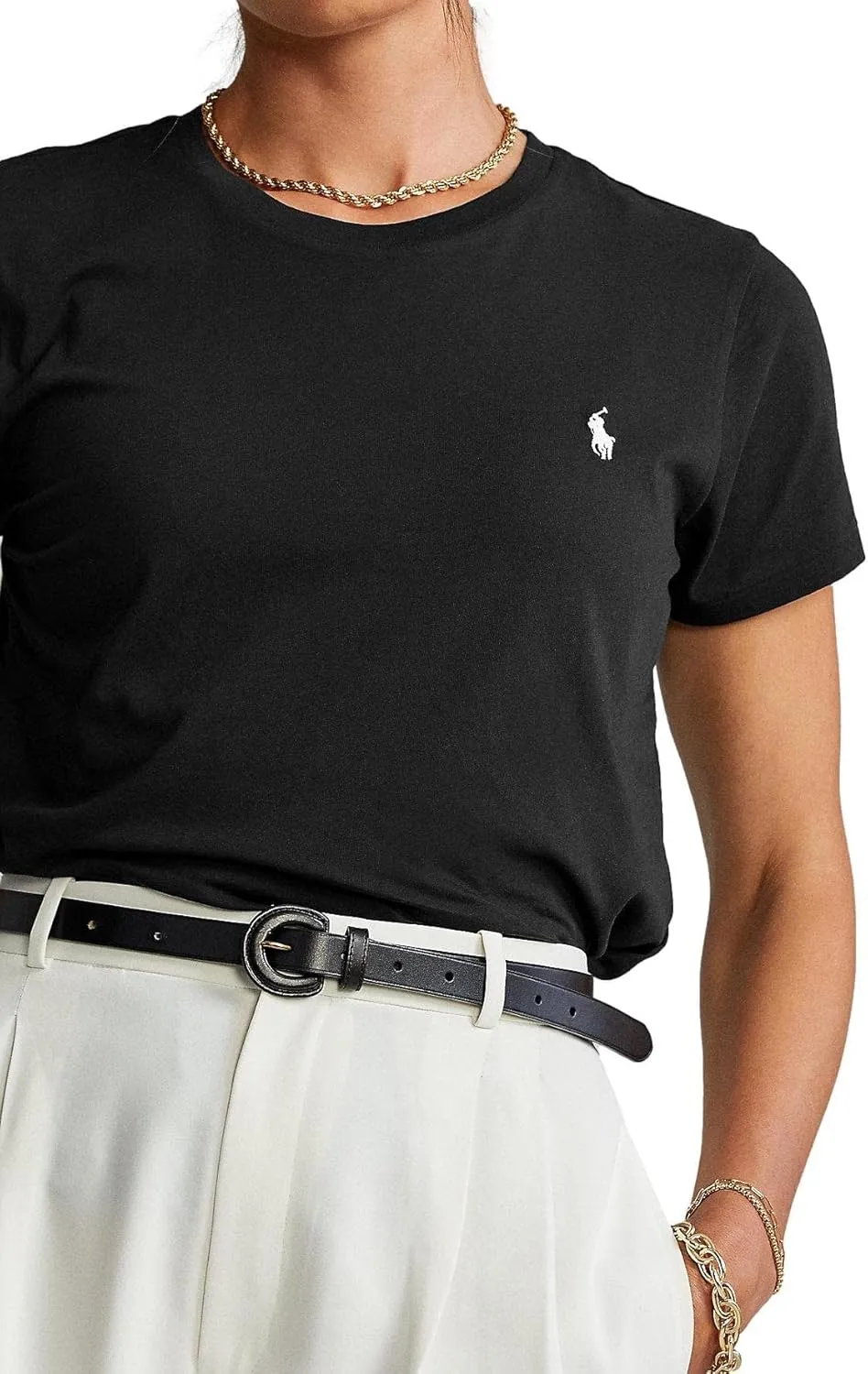 Polo Ralph Lauren Womens Crew Neck Jersey T-Shirt