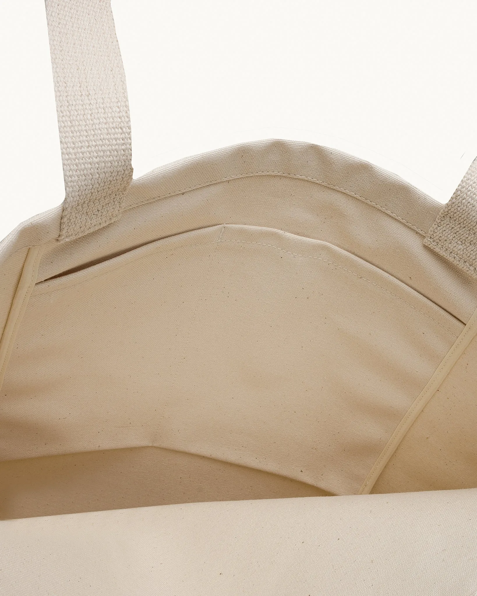Printed Canvas Tote Bag - Iron Heart Logo Print
