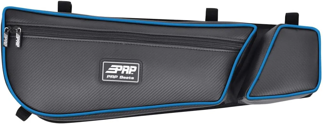 PRP Seats Off Road UTV Door Storage Door Bags with Knee Pads for Can-Am Maverick X3, X3 Max (Set of 2) – Blue