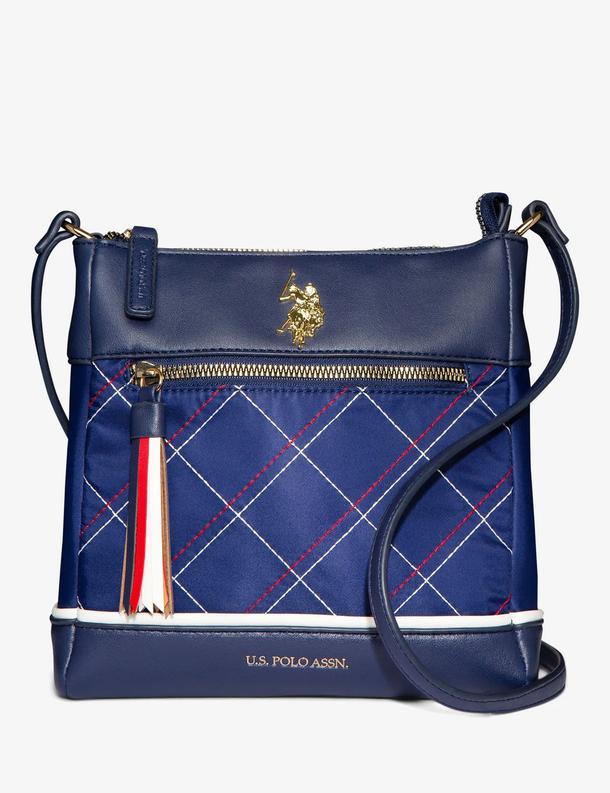QUILTED NYLON CROSSBODY BAG