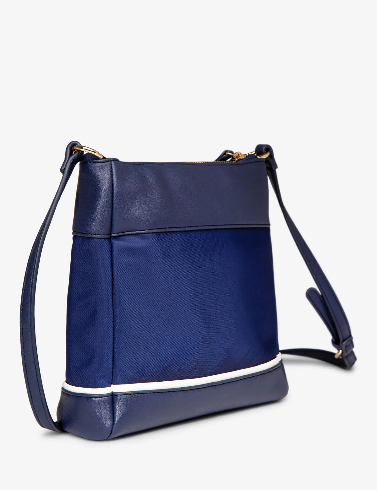 QUILTED NYLON CROSSBODY BAG