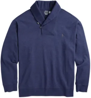 Ralph Lauren Men's Shawl Neck Estate Long Sleeve Rib Sweater