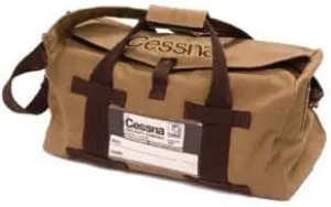Red Canoe Cessna Vintage Stow Duffel Bag - Red, Large