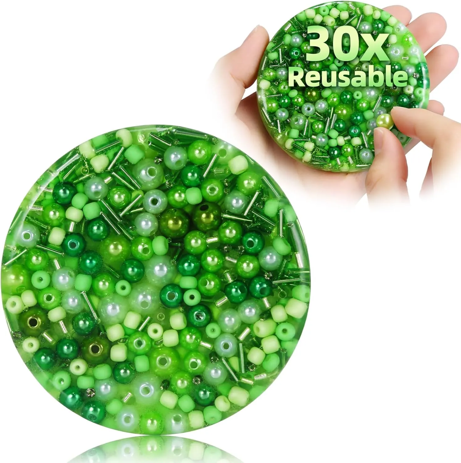Reusable Picky Fidget Pad with Mold, Microwaveable 30 Times Sensory Skin Picking Fidget Toys, Portable Picking Pad for On-The-Go Use, Ideal Gift for Adults with Anxiety, ADHD, OCD, Dermatillomania