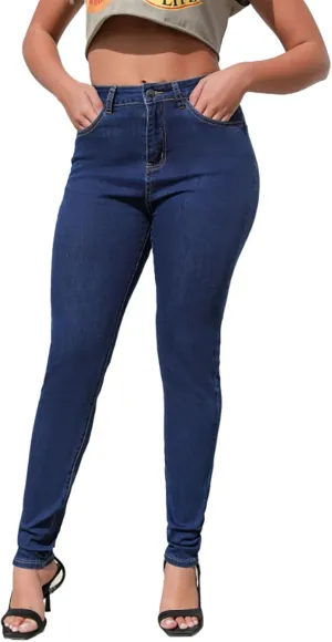 Ripped Skinny Jeans for Women High Waisted Stretch Slim Fit Distressed Butt Lifting Denim Jeans Pants