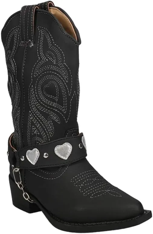 ROPER Girls Kids Dale Narrow Toe Fashion Western Boot