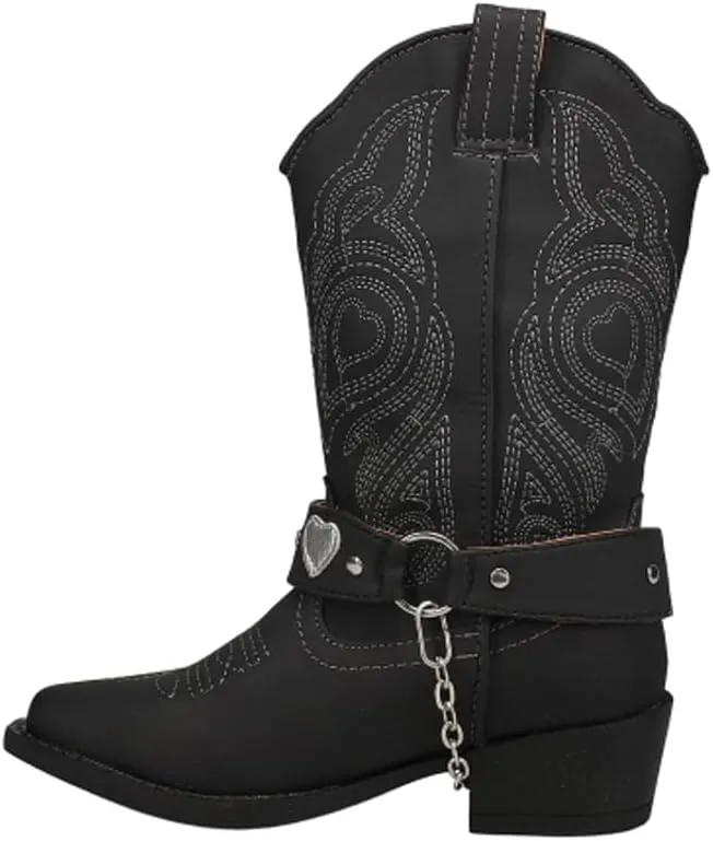 ROPER Girls Kids Dale Narrow Toe Fashion Western Boot