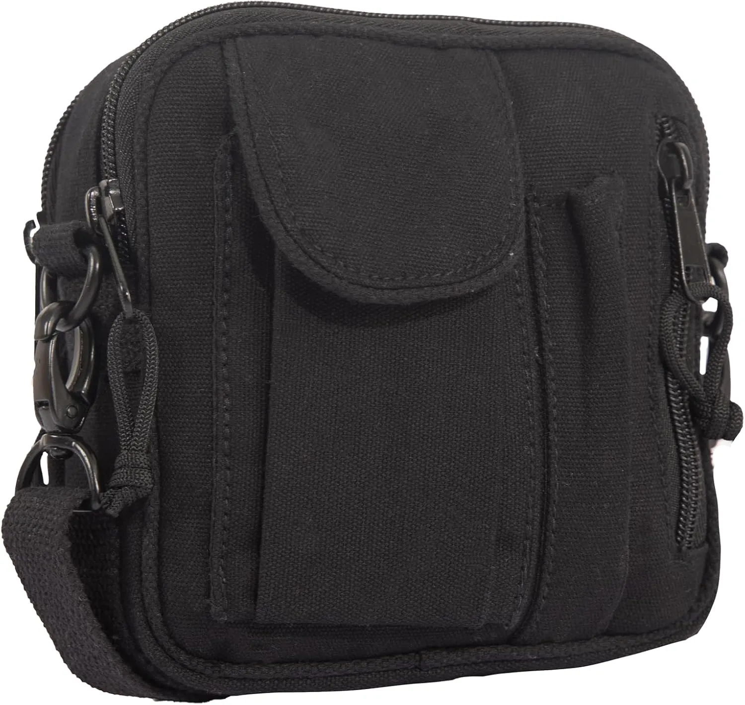 Rothco Excursion Organizer Shoulder Bag – Canvas Crossbody EDC Travel Bag 2L Storage