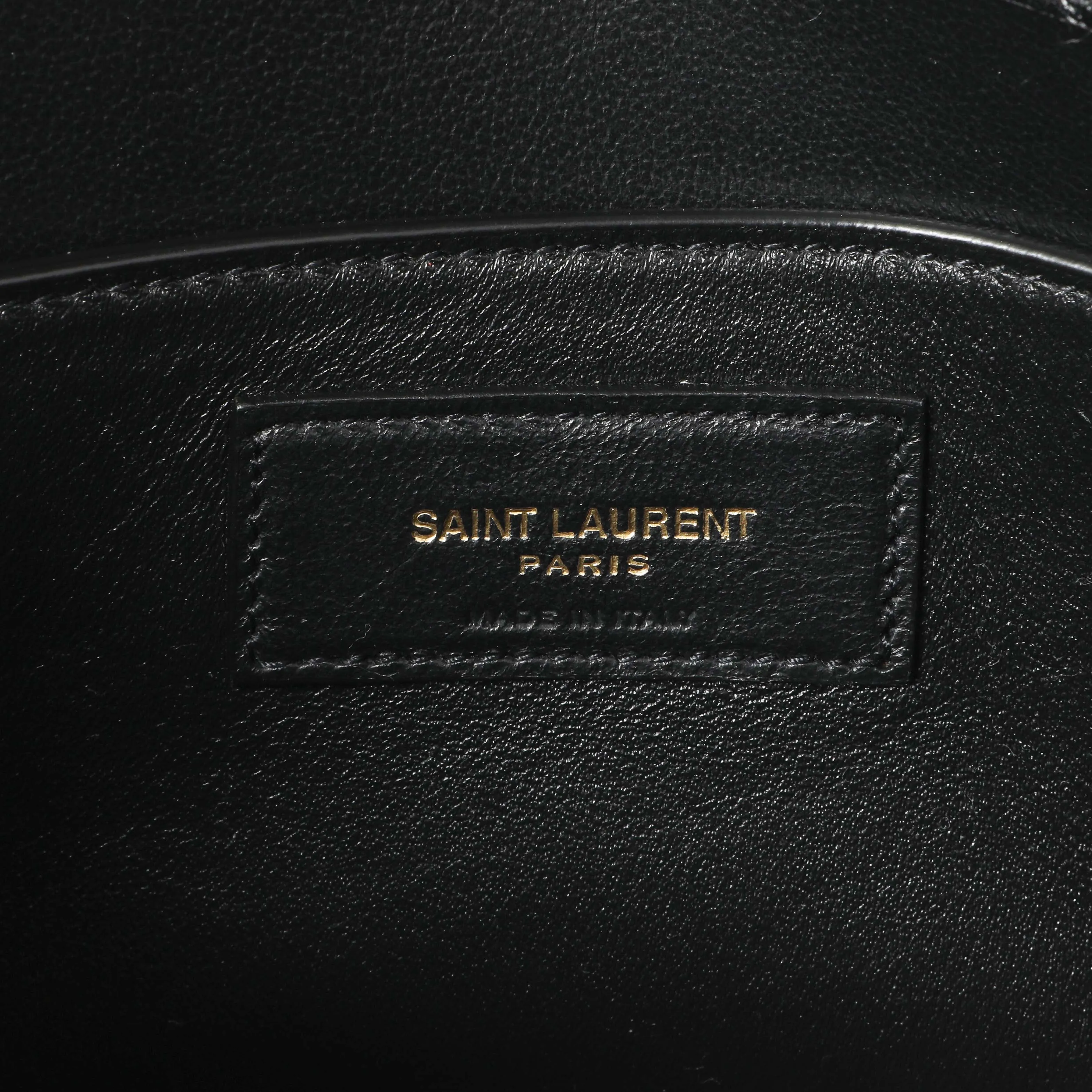 Saint Laurent Black Smooth Calfskin Manhattan Shoulder Bag