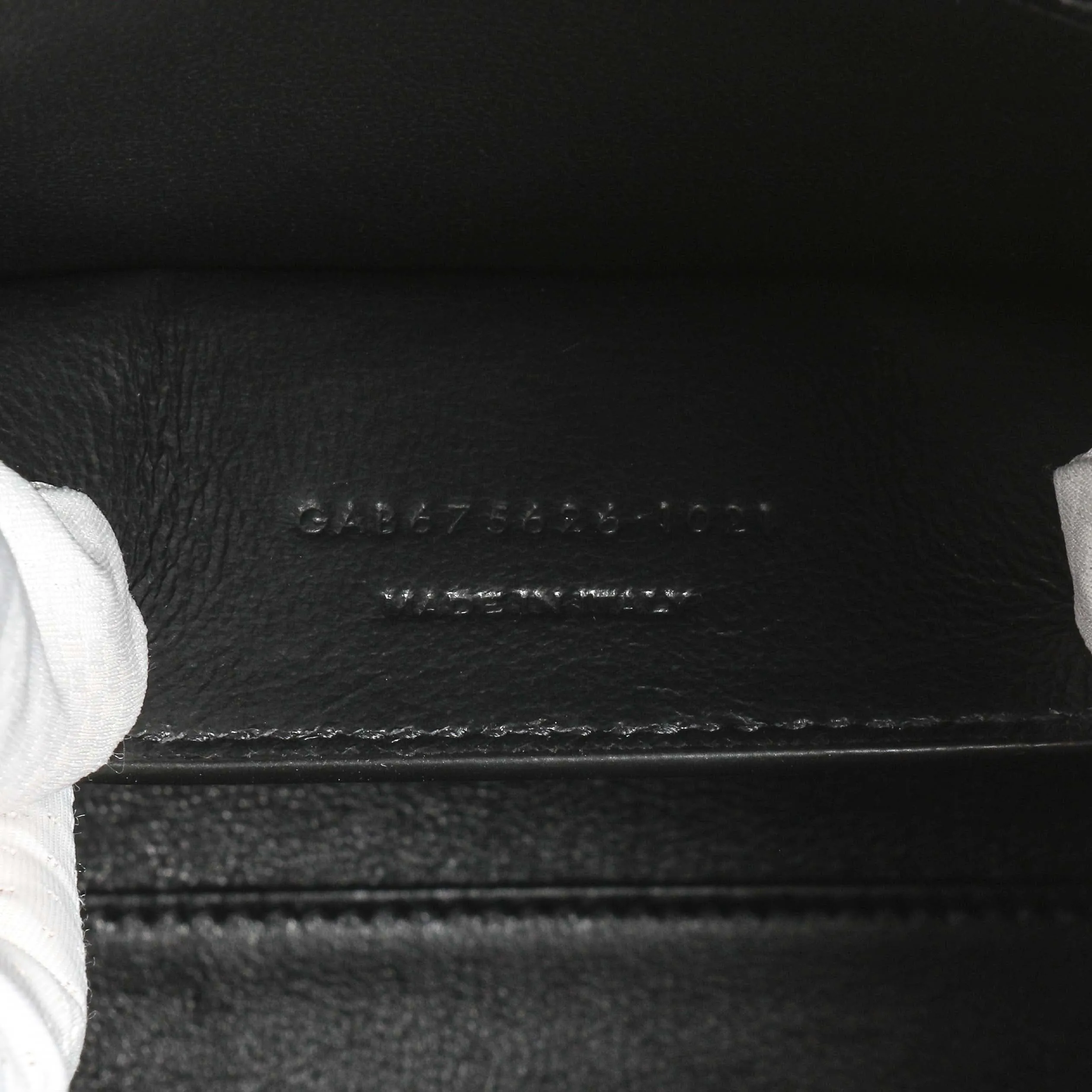 Saint Laurent Black Smooth Calfskin Manhattan Shoulder Bag
