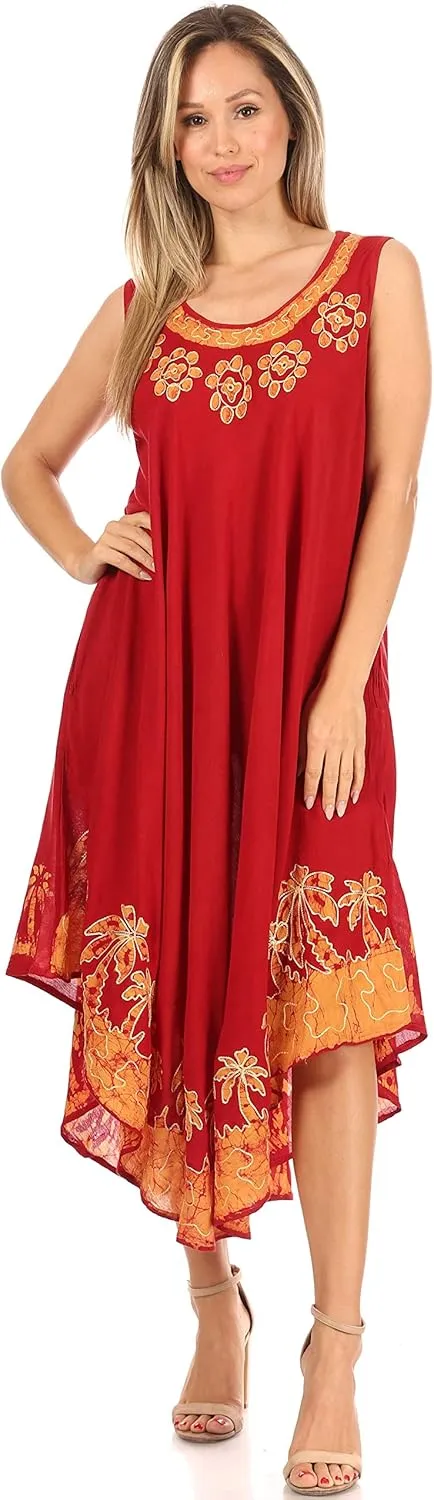 Sakkas Sundari Caftan Tank Dress/Cover Up