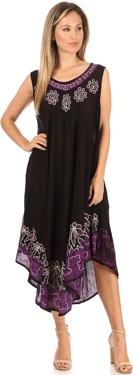 Sakkas Sundari Caftan Tank Dress/Cover Up