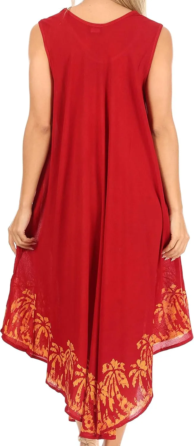 Sakkas Sundari Caftan Tank Dress/Cover Up