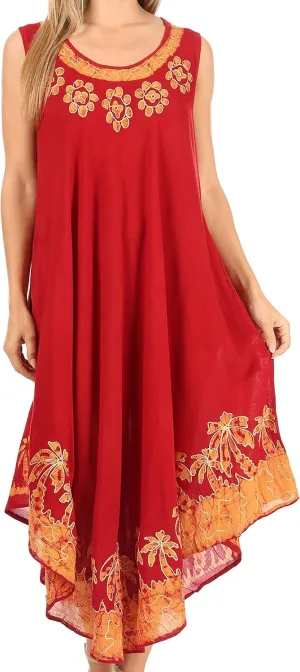 Sakkas Sundari Caftan Tank Dress/Cover Up