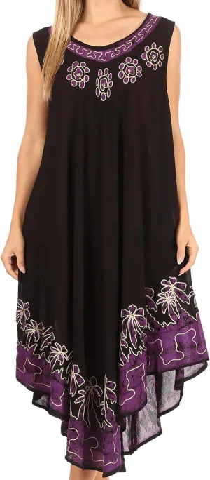 Sakkas Sundari Caftan Tank Dress/Cover Up