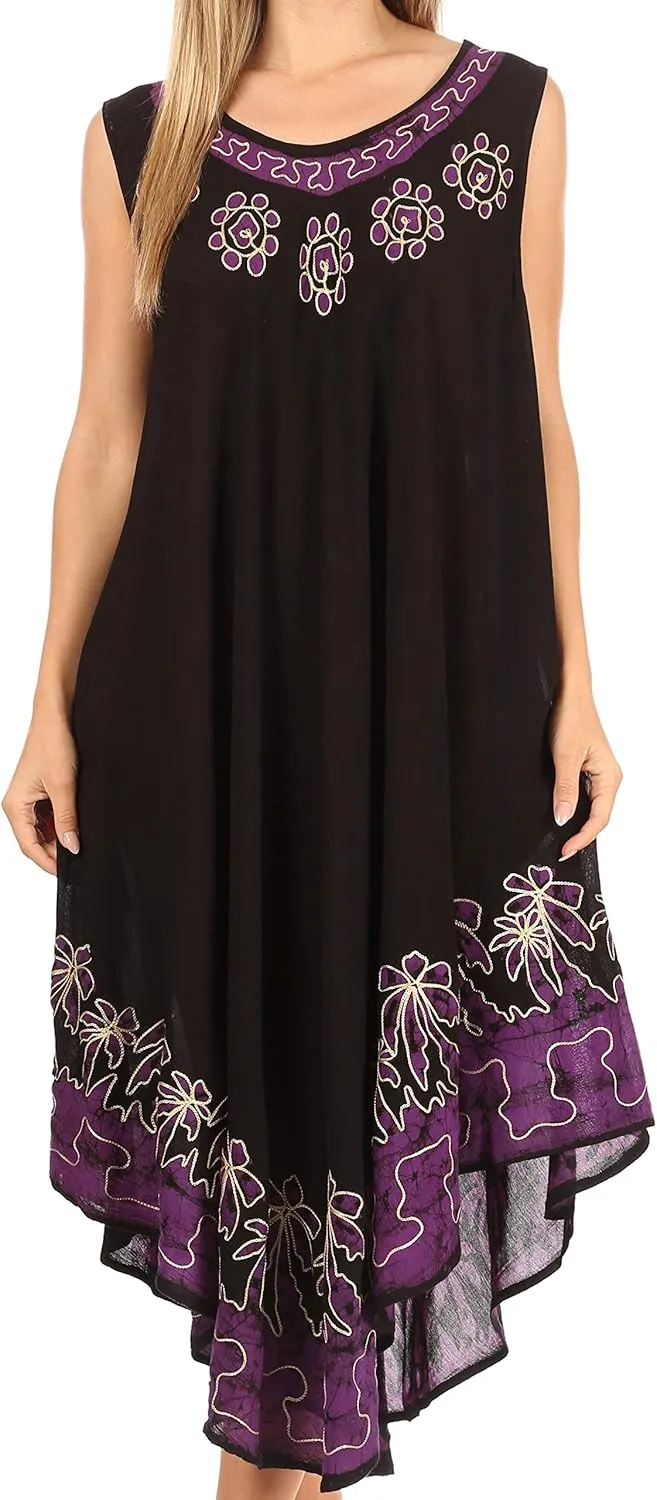 Sakkas Sundari Caftan Tank Dress/Cover Up