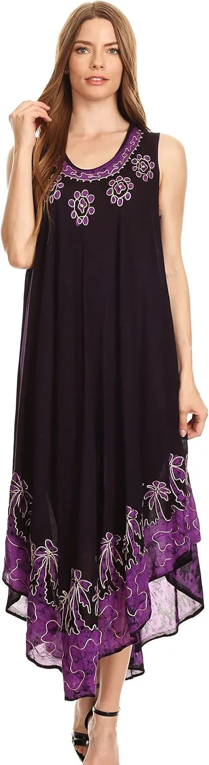 Sakkas Sundari Caftan Tank Dress/Cover Up
