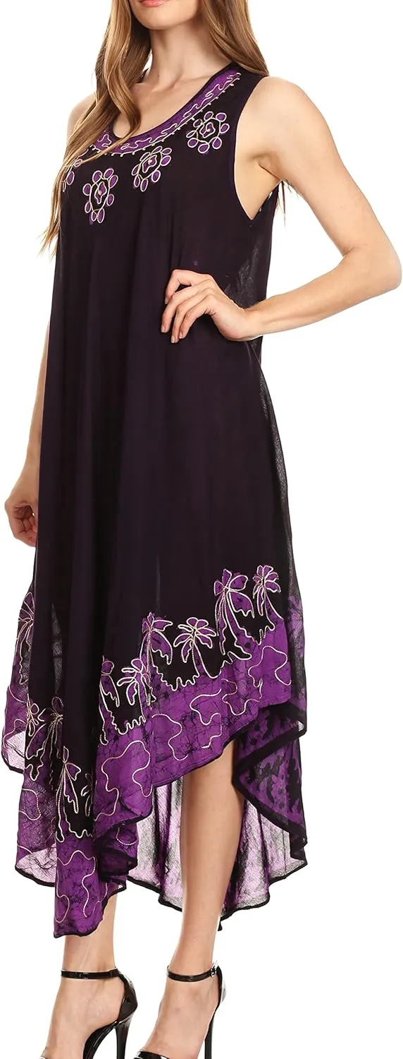 Sakkas Sundari Caftan Tank Dress/Cover Up