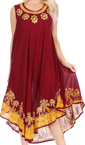 Sakkas Sundari Caftan Tank Dress/Cover Up