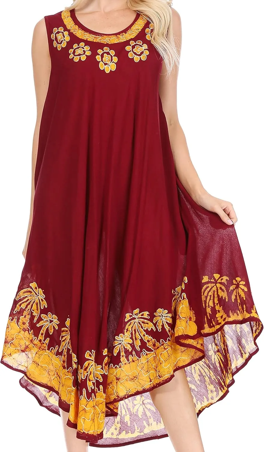 Sakkas Sundari Caftan Tank Dress/Cover Up