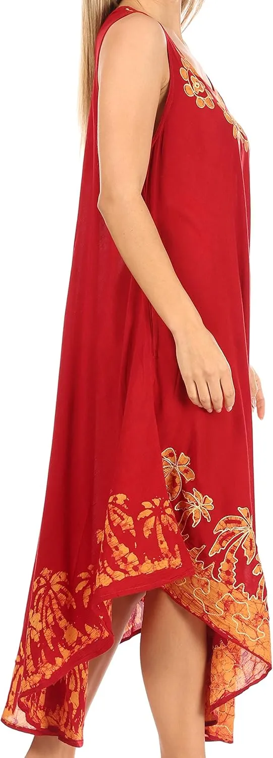 Sakkas Sundari Caftan Tank Dress/Cover Up