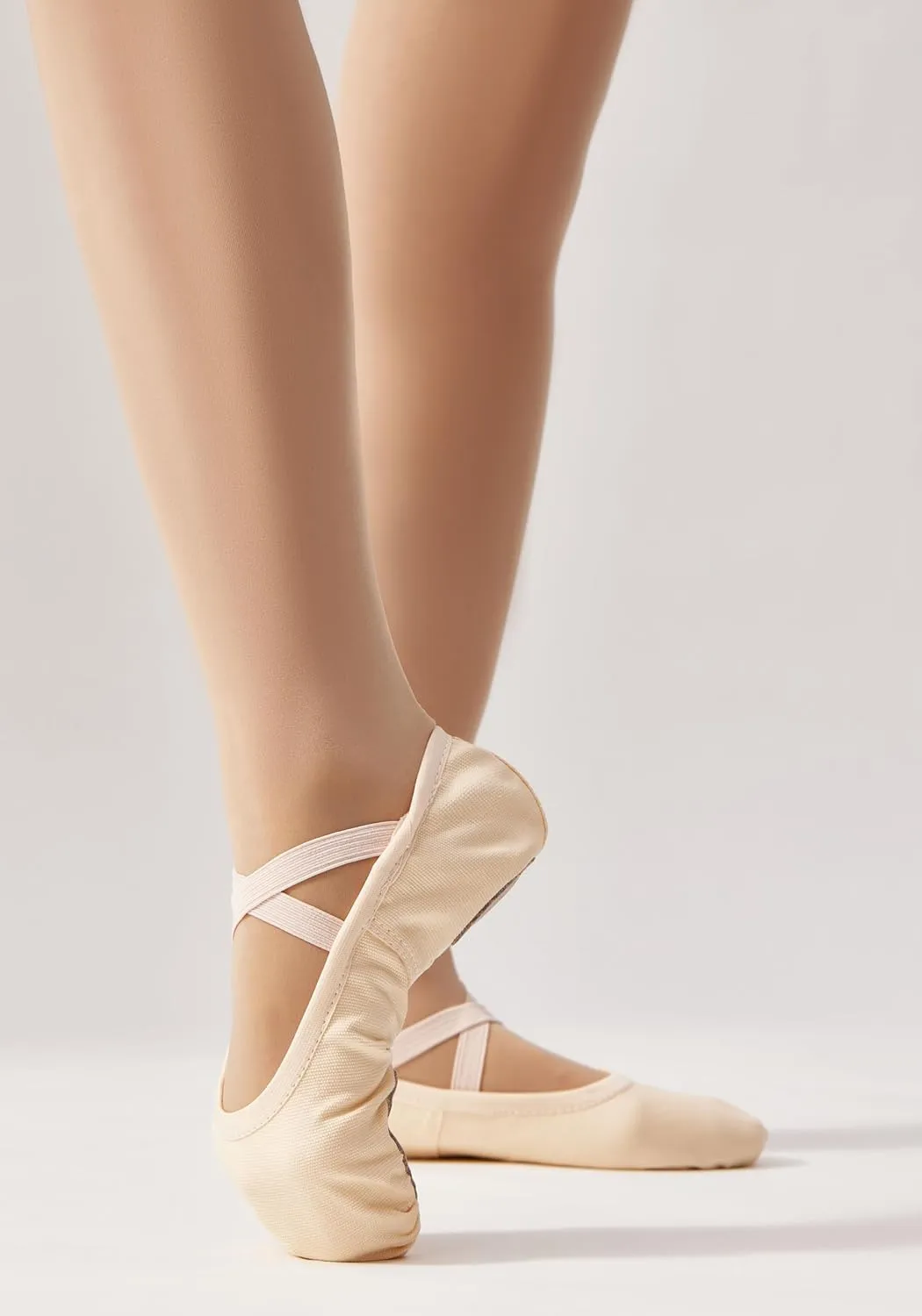 SANGEESON Ballet Shoes Women Canvas Dance Slippers