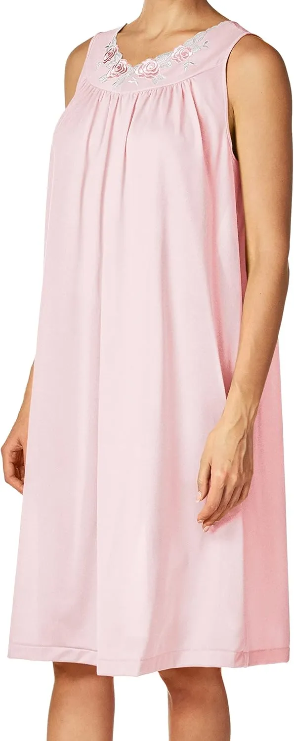 Shadowline Women's Plus-Size Petals 40 Inch Sleeveless Waltz Gown