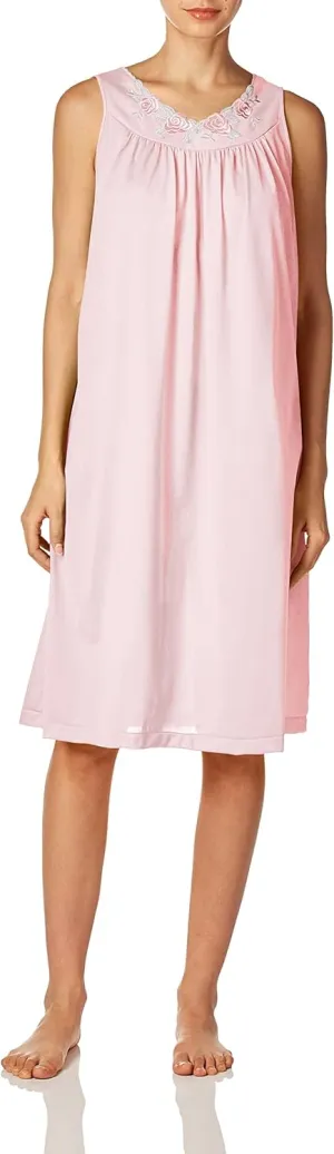 Shadowline Women's Plus-Size Petals 40 Inch Sleeveless Waltz Gown